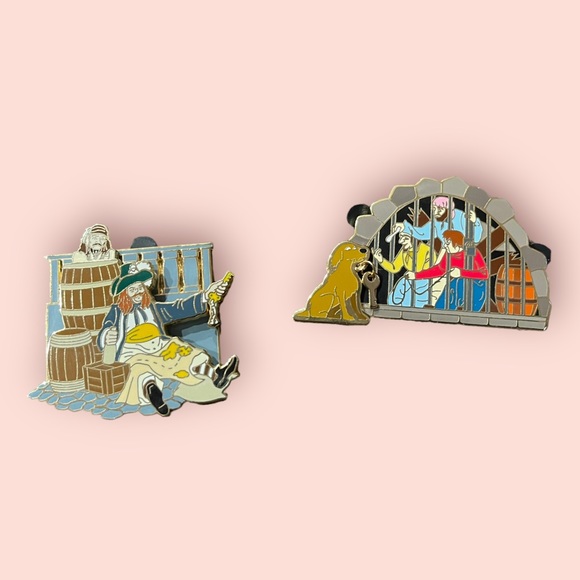 Disney Jewelry - SET Vintage Disney Pirates of the Caribbean Enamel Pins